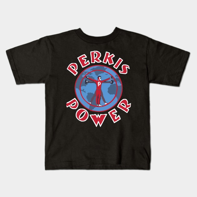 Perkis Power Kids T-Shirt by charliechalk